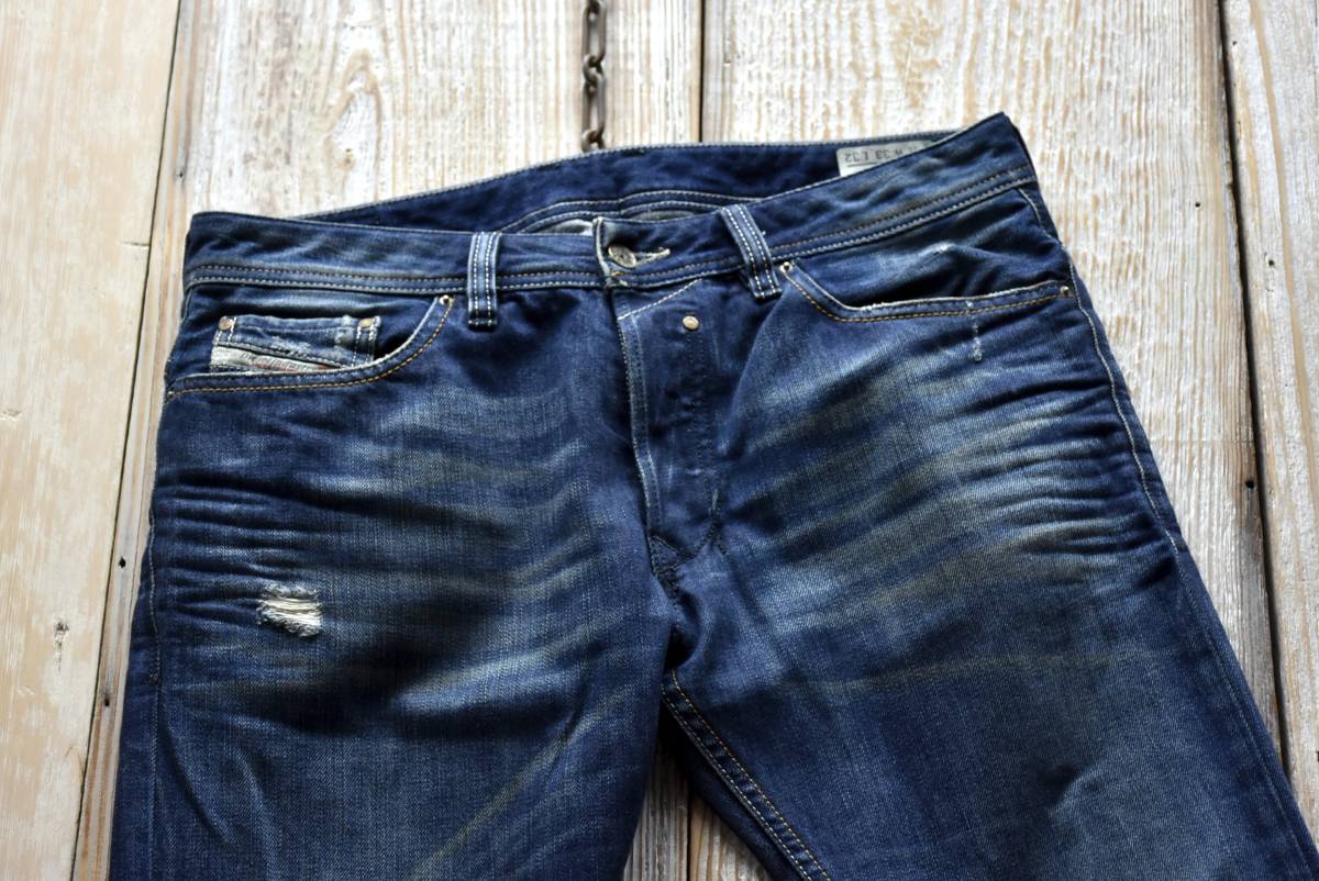 希少 イタリア製 ディーゼル 【DIESEL】コットン ヴィンテージ加工 
