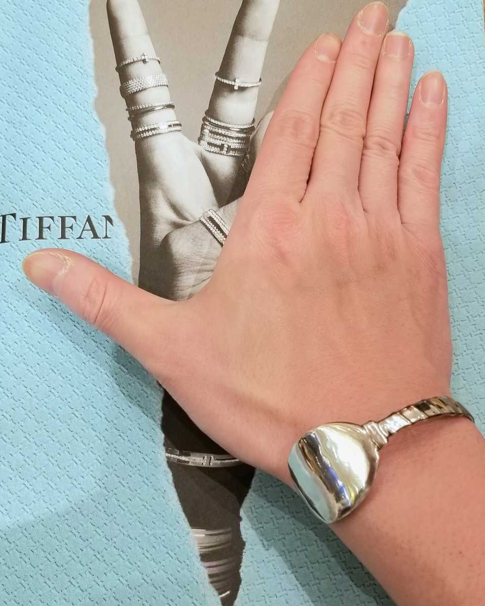 925 純銀 TIFFANY スプーンバングル 検ヴィンテージ ティファニー  