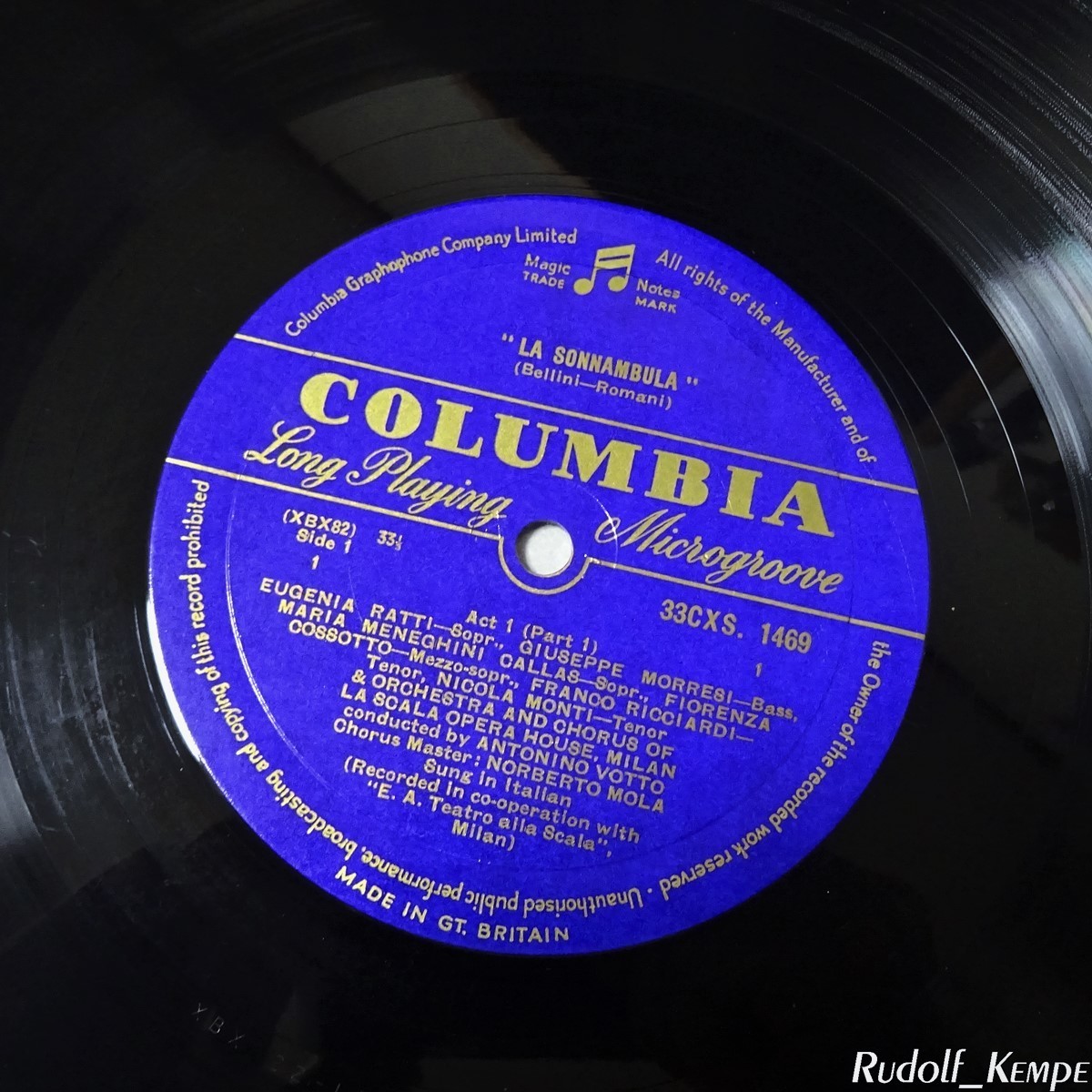 英Columbia 33CX1469/71　夢遊病の女　マリア・カラス　スカラ座 英Columbia 33CX1469⁄71 マリア・カラス 夢遊病の女 スカラ座