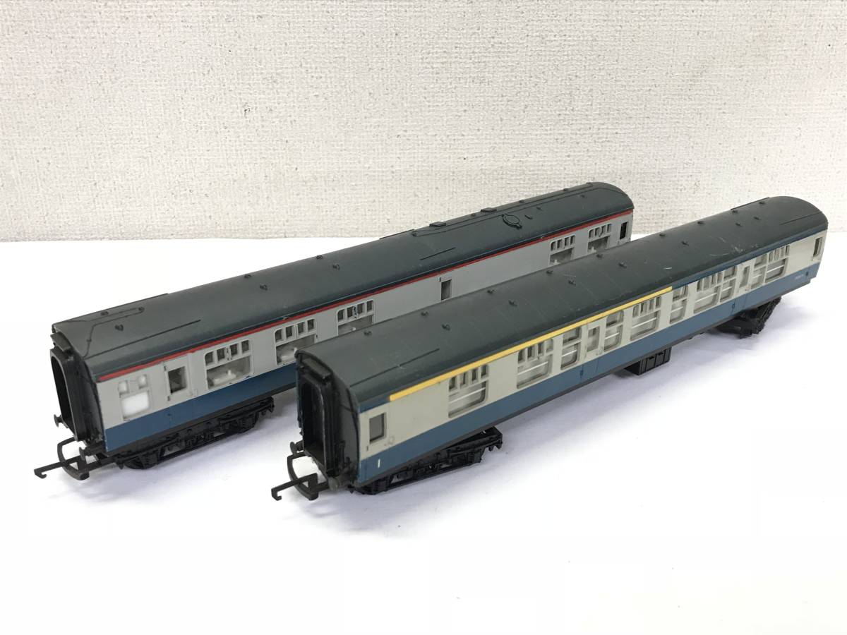 HOゲージ 海外路面電車 2両セット 45号・1202号 フィギュア付き