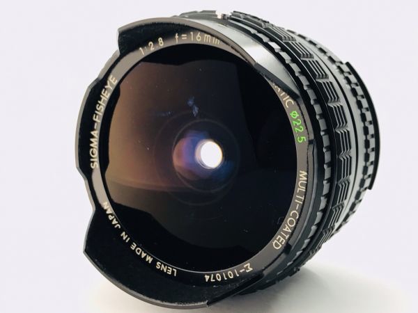☆実用美品☆シグマ SIGMA FISHEYE 16mm F2.8 ニコン用 FILTERMATIC