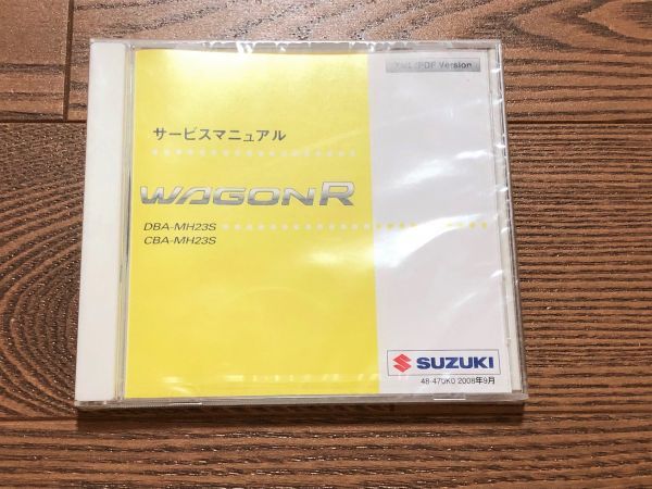 サービスマニュアル ワゴンR MH23S 新型車解説書‼ 必見希少‼スズキ CD