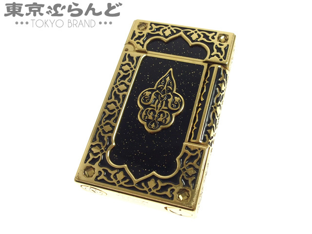 定番，高品質 101427674 1円~ デュポン S.T.Dupont ライン2 プレミアムコレクション 千夜一夜物語 ガスライター 世界限定1001個 ゴールド ブラック(デュポン)｜売買されたオークション情報、yahooの商品情報をアー デュポン
