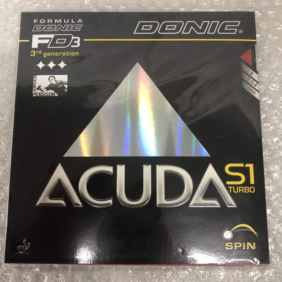 【人気セール，正規品】 341J/ DONIC /ドニック ACUDA S1 TURBO /アクーダS1ターボ 赤 2.0 卓球ラバー(ラバー)｜売買されたオークション情報、yahooの商品情報をアーカイブ公開 - オークファン ラバー