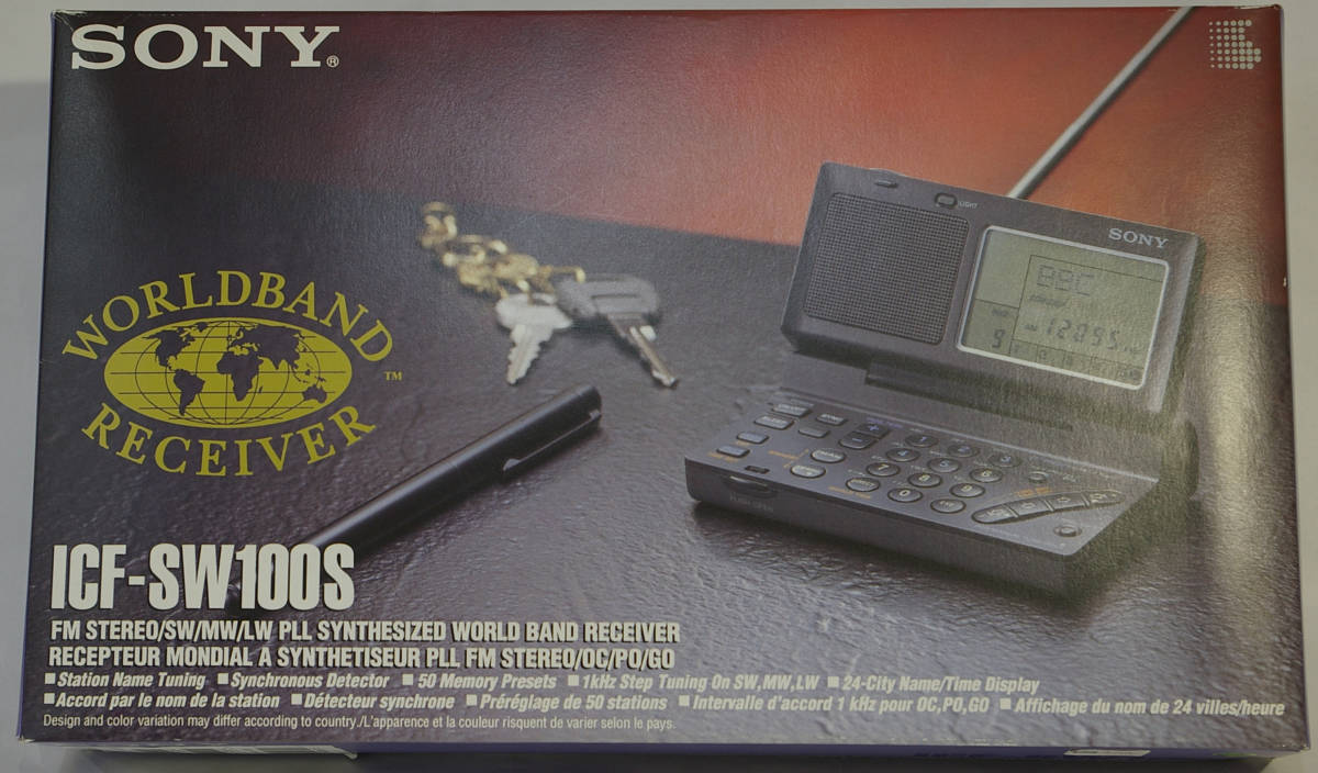SONY ソニー ICF-SW100S ラジオ 受信機 短波 長波 中波 BCL World Band
