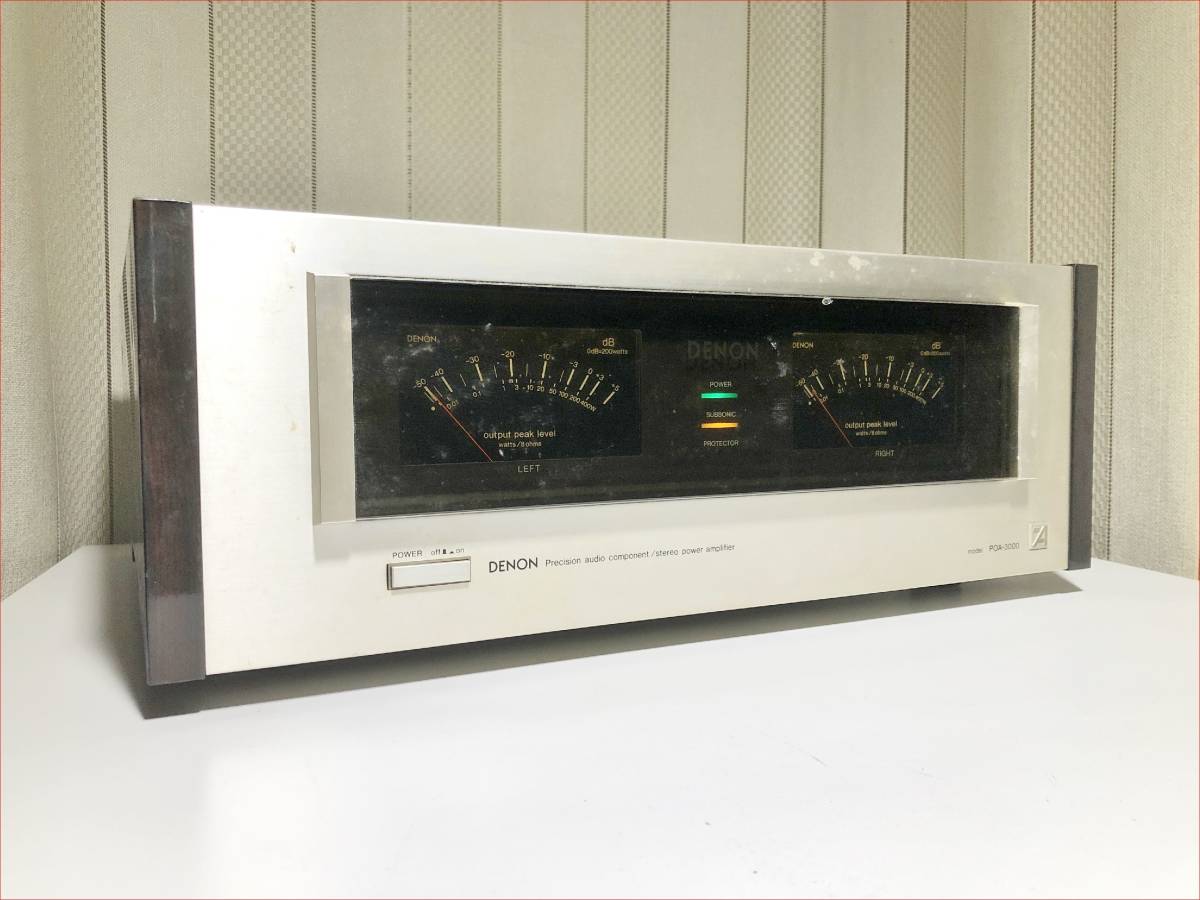 DENON POA-3000 中古動作品 class Aステレオパワーアンプ 2026年最新
