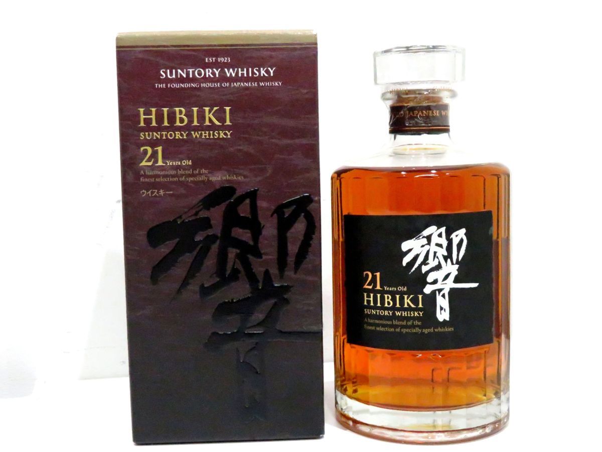 【最安値，定番人気】 マイレージシール付き 未開栓 箱付き サントリー ウイスキー 響 21年 700ml HIBIKI tak02-1300(日本)｜売買されたオークション情報、yahooの商品情報をアーカイブ公開 - オークファン 日本
