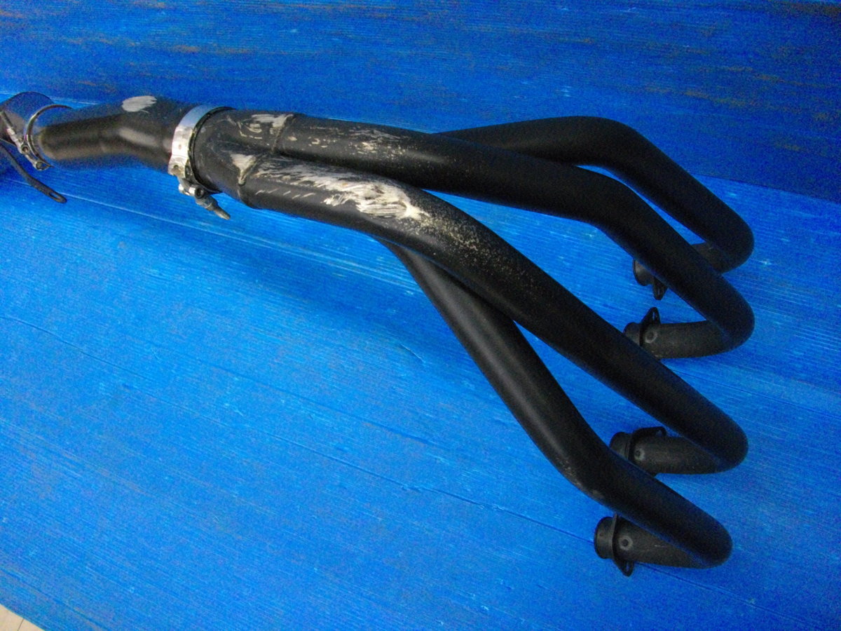 T【187】KERKER カーカー メガホンマフラー ブラック ゼファー1100