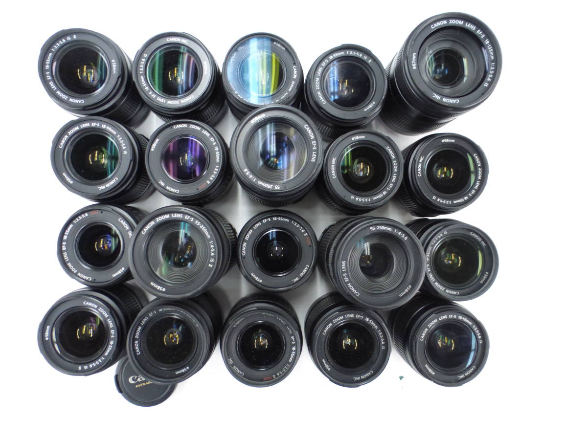 EF-S 18-55mm Canon IS ジャンク F3.5-5.6 STM 0 1 LENS 5-5