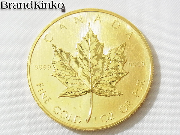 1989 メイプルリーフ銀貨 1オンス 31.1g 純銀 コイン カナダ 古銭