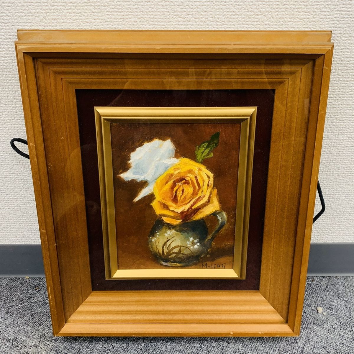 2026年最新Yahoo!オークション -油彩 バラ 薔薇の中古品・新品 油絵 F4 