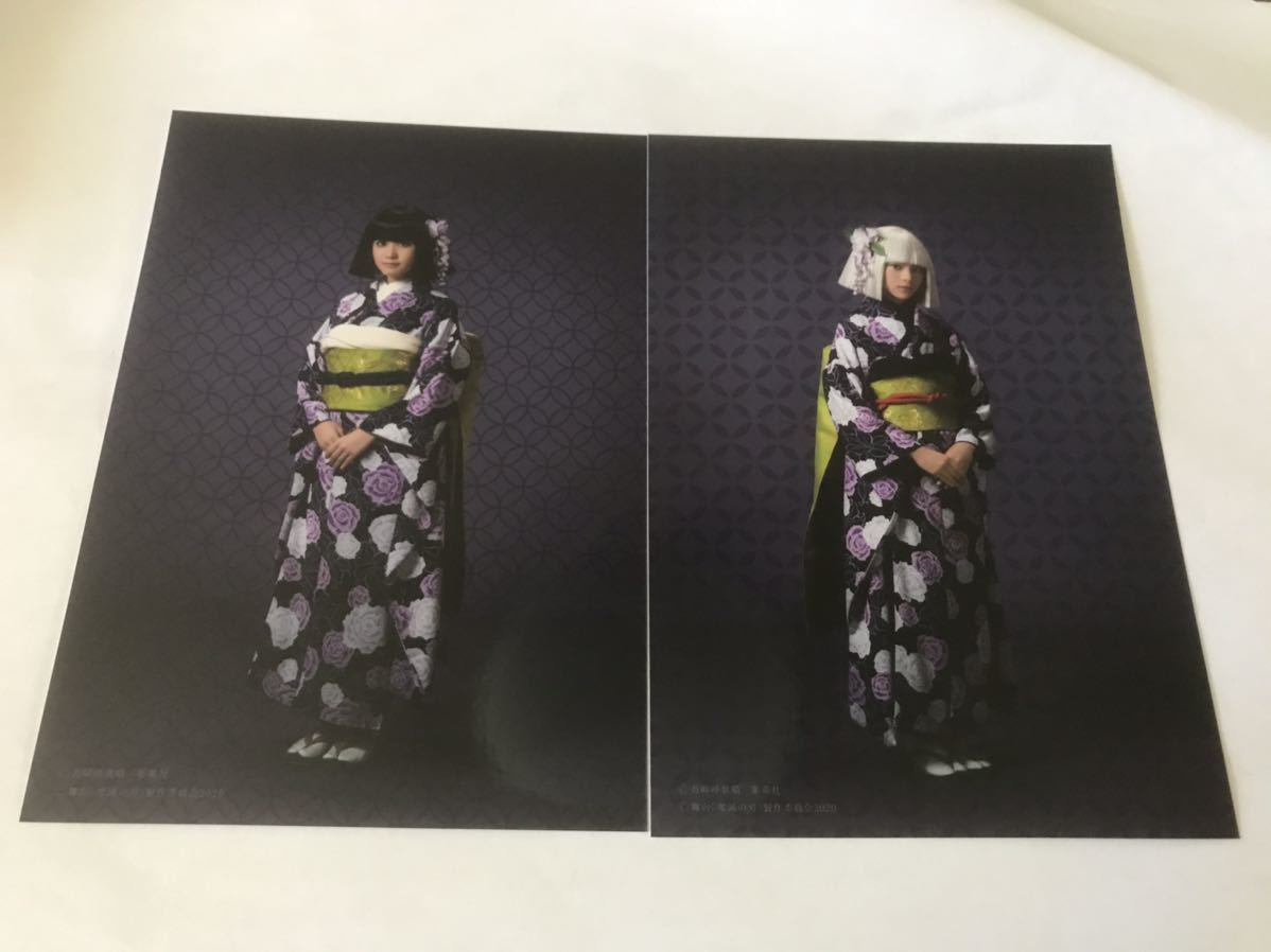 舞台 鬼滅の刃 個人 ブロマイド 白髪 柿澤ゆりあ 黒髪 久家 心 生写真_1