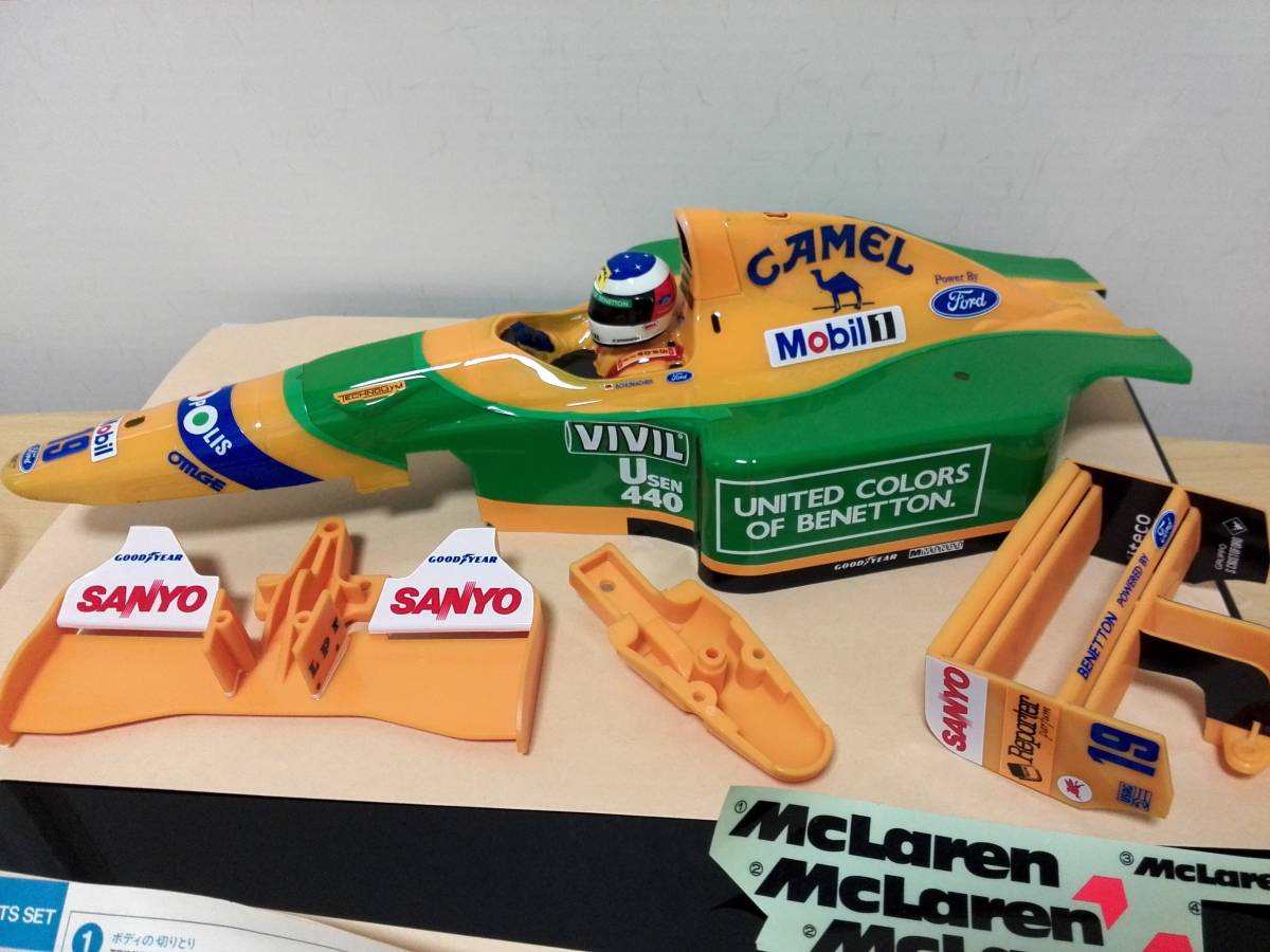 タミヤラジコン F1 ベネトン ビンテージ レトロ 商品の説明写真の物に