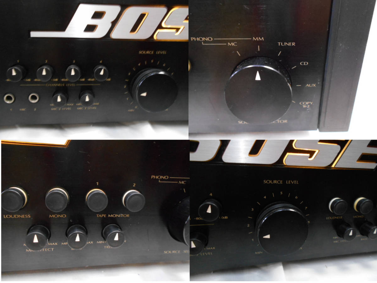 【ジャンク扱い】BOSE 4702 III プリメインアンプ ジャンク扱いBOSE ボーズ 4702-Ⅲ 4チャンネルプリメインアンプ