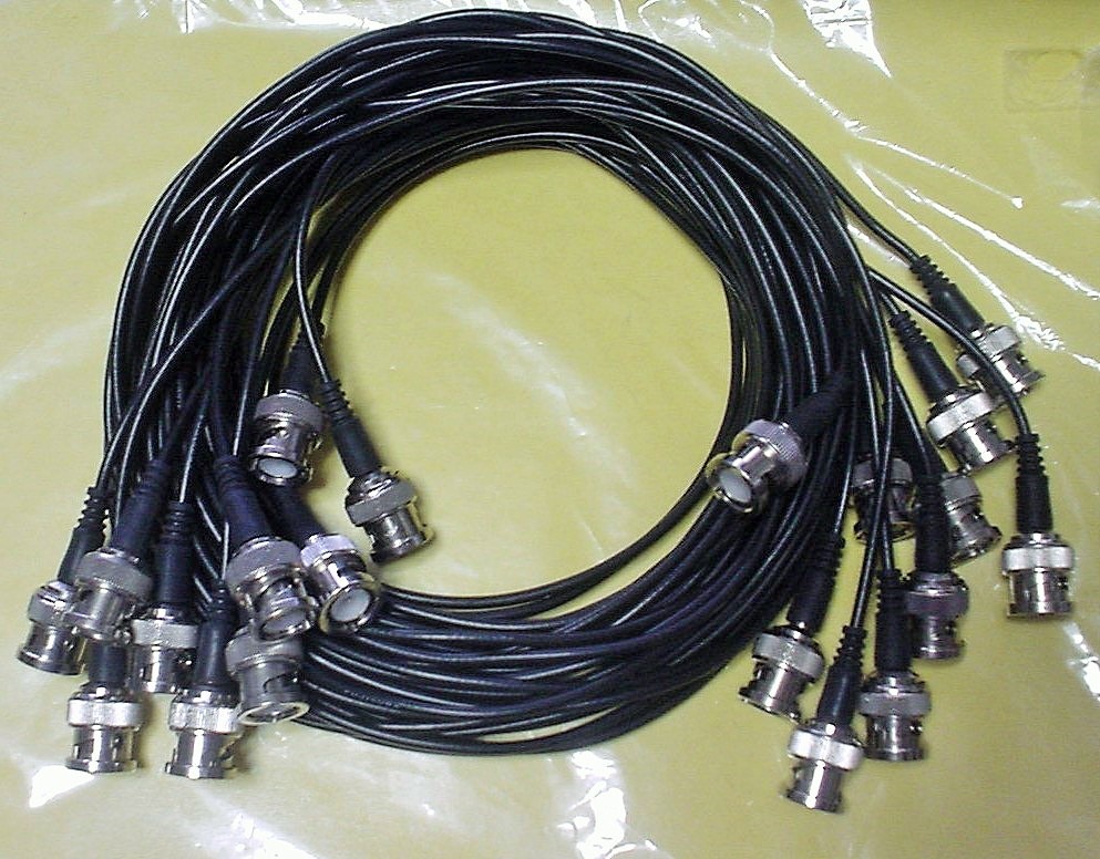 RG－174／U高周波同軸ケーブル BNCコネクタ-付き およそ1.5m長 10ヶ 1組(その他)｜売買されたオークション情報、yahooの ...