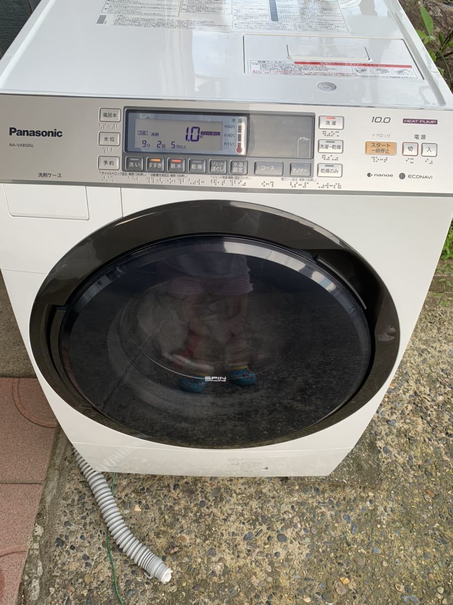 【ジャンク】パナソニック NA-VX850SL ドラム式洗濯機 10kg 左開き パナソニック ドラム洗濯機 NA-VX850SL - ジャンクパナソニック NA