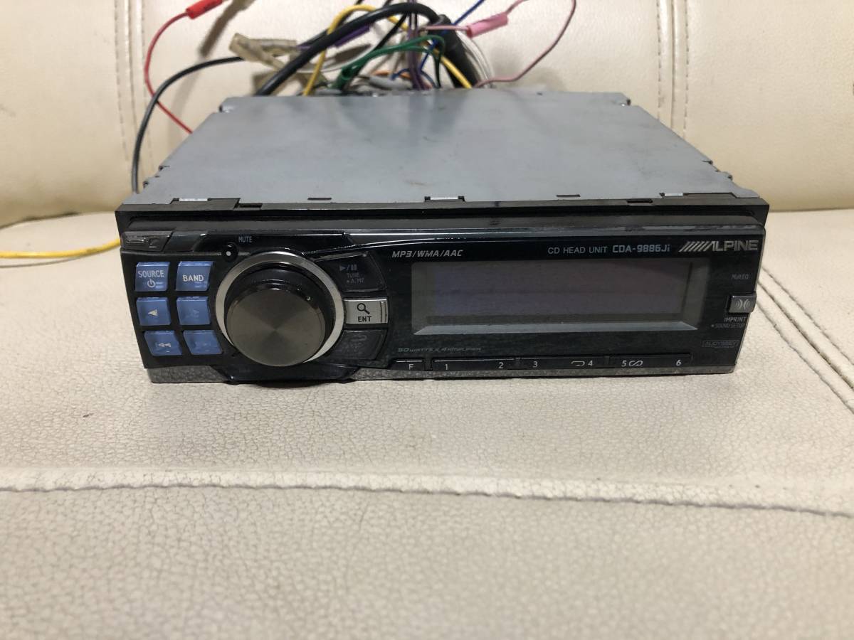 ALPINE アルパイン CDA-9886Ji 1DIN CDプレーヤー（USB・チューナー