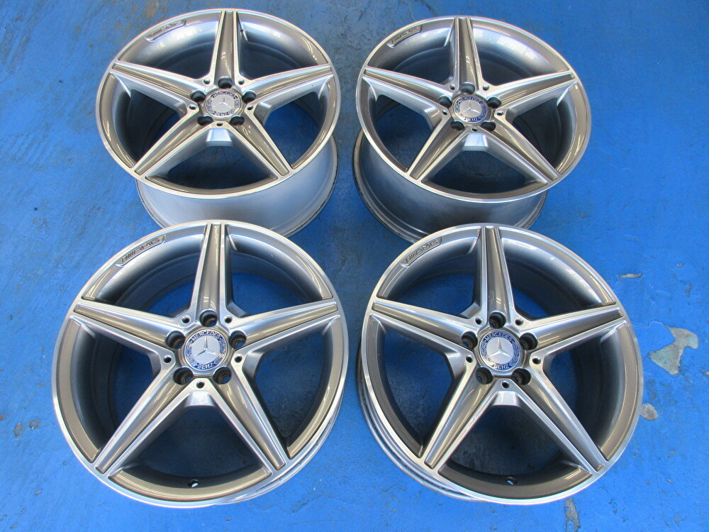 Mercedes-Benz AMG Cクラス W205 18インチ 4本セット 中古4本セット☆ AMG純正 18インチ Cクラス W205など 【公式通販】