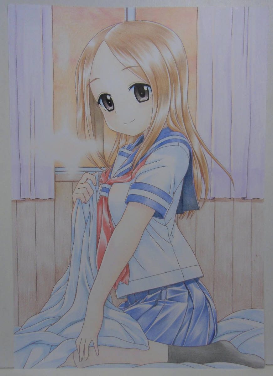 からかい上手の高木さん⑤ 手描きイラスト おわし