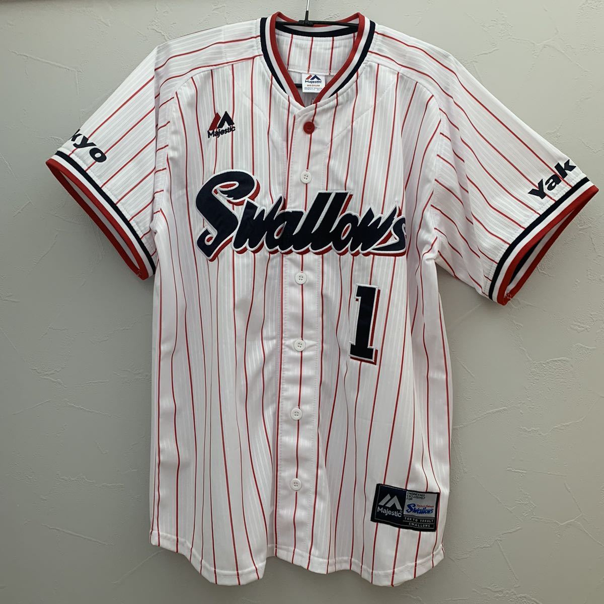 人気，新品 東京ヤクルトスワローズ 山田哲人 ユニフォーム サイズM お得(応援ユニフォーム、ウエア)｜売買されたオークション情報、yahooの商品情報をアーカイブ公開 - オークファン 応援ユニフォーム、ウエア