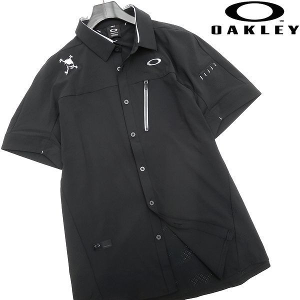 得価 OAKLEY オークリー ゴルフ スカル CARAT 吸汗速乾 高通気 軽量 ストレッチ ジップ 半袖 ポロシャツ 401922 黒 JP:XL 030 kkf0305b(オークリー)｜売買されたオークション情報、yahooの商品情報をアーカイ シャツ
