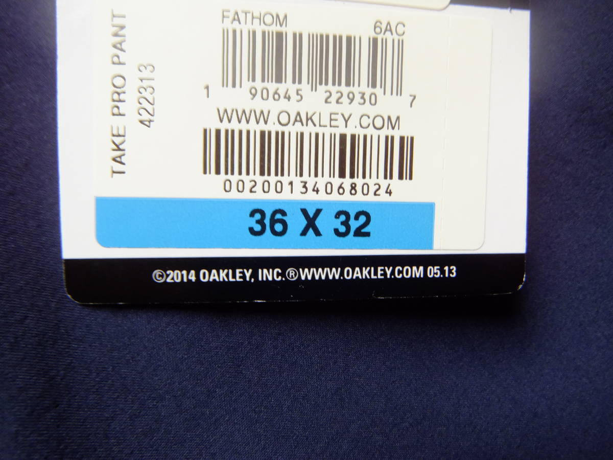 オークリー ストレッチパンツ OAKLEY Oakley パンツ ゴルフ - 美品オークリー ブルー系 ティー装着可 ネイビー パンツ（ブランドオークリー）（ゴルフ｜スポーツ メンズ GOLF 近年 オークリーの通販