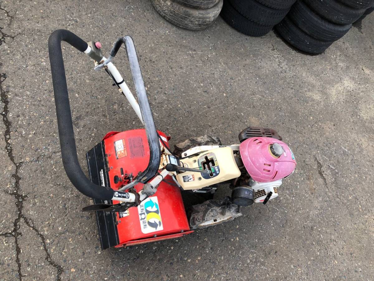 秋田発 三菱MMR60 3.5馬力 管理機 耕運機 正転/逆転ロータリー 2速