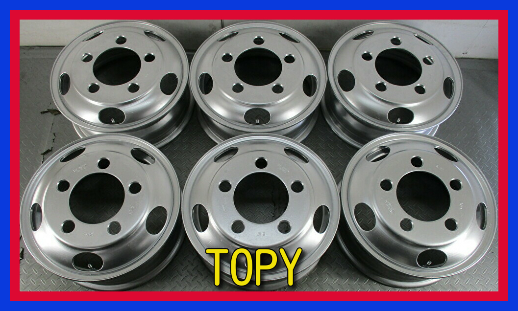  ホイール TOPY スチールホイール 16インチ 5.5J +115 5H 208 LT トラック 6本 キャンター 2t シルバーカラー 激安 C971(ホイール)｜売買されたオークション情報、yahooの商品情報をアーカイブ公開 - オ ホイール
