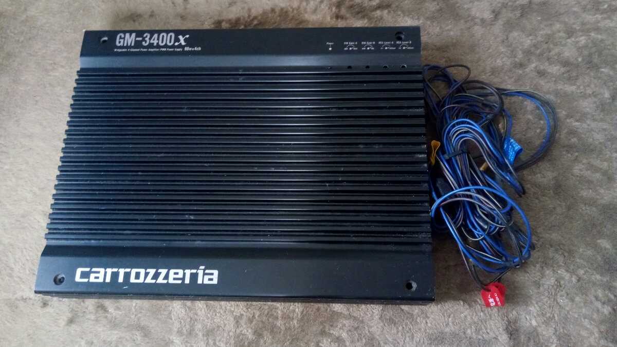 カロッツェリア carrozzeria | パワーアンプ Yahoo GM-3400Xパワー 