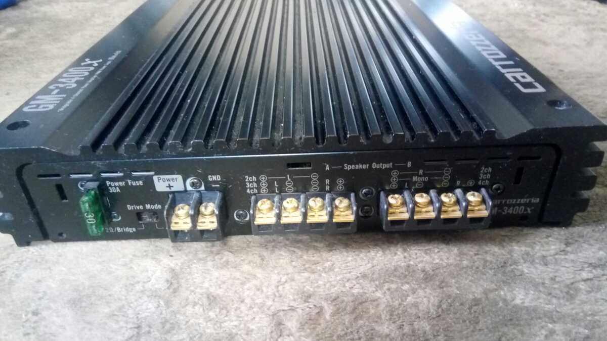 カロッツェリア carrozzeria | パワーアンプ Yahoo GM-3400Xパワー