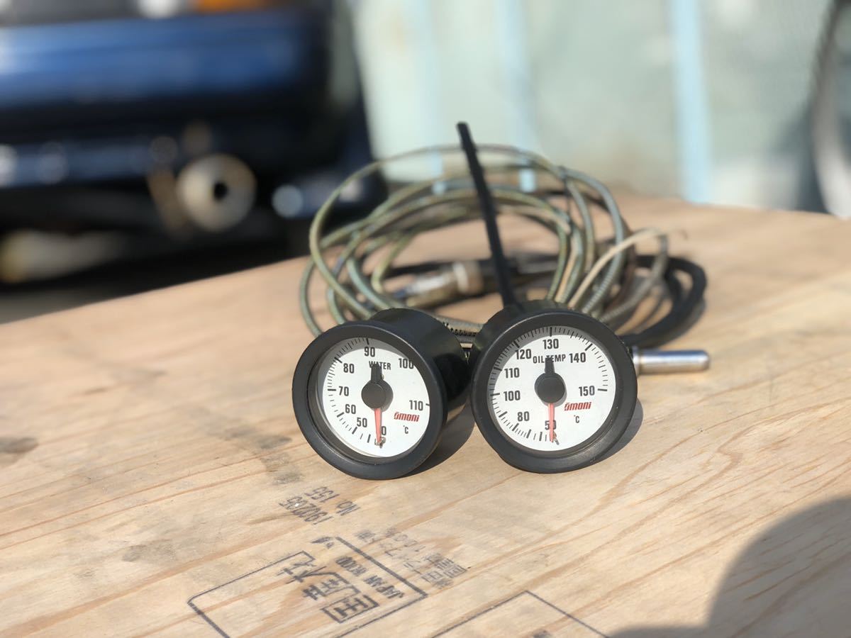 大森 水温計 油温計 52f セット 緑led打ち替え済み 機械式 旧車 オオモリ Omori 52パイ センサー付き 2連メーター 追加メーター 売買されたオークション情報 Yahooの商品情報をアーカイブ公開 オークファン Aucfan Com