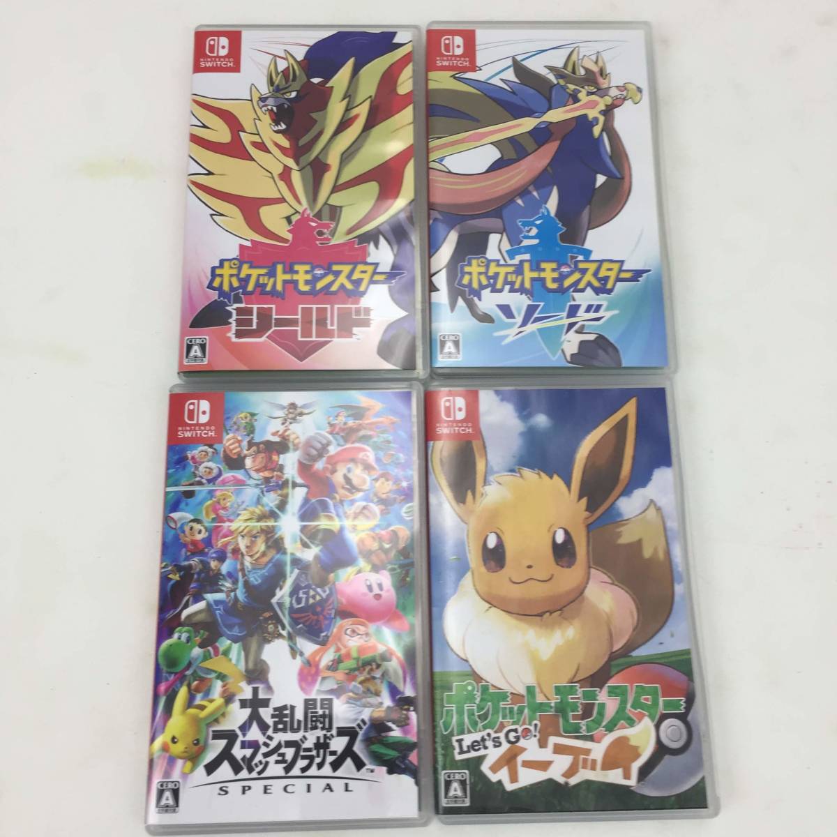 1円～】Switchスイッチソフト4本セット 大乱闘スマッシュブラザーズ