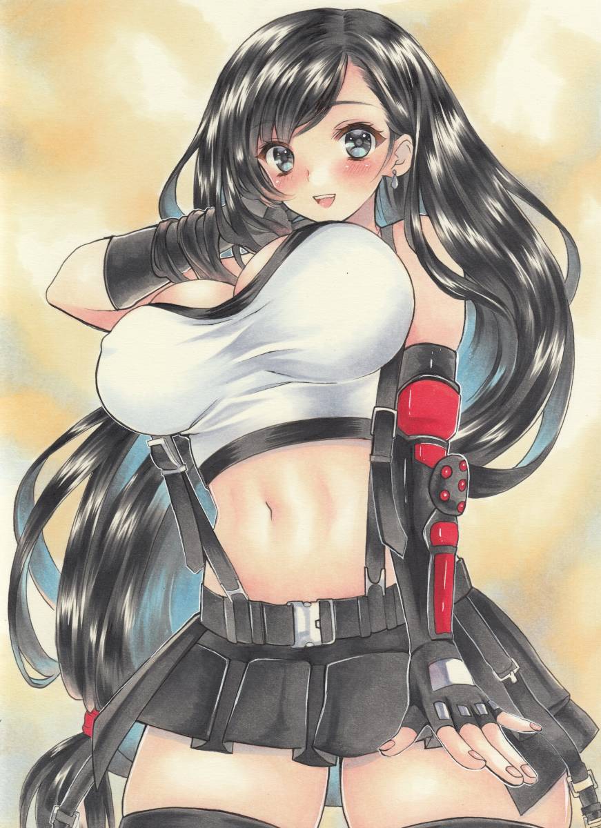 同人 手描きイラスト ティファ ロックハート Ff7 手描きイラスト 売買されたオークション情報 Yahooの商品情報をアーカイブ公開 オークファン Aucfan Com