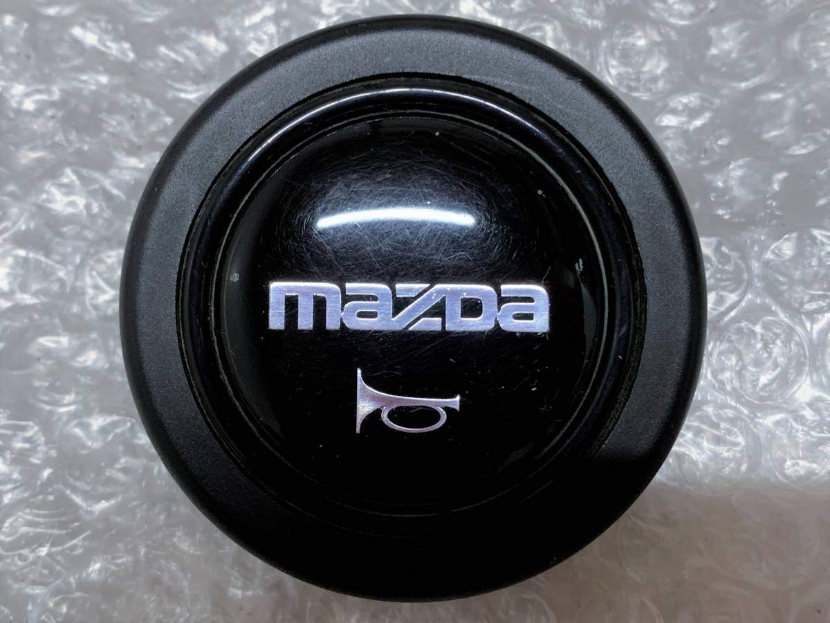 マツダ ステアリング モモ 純正 当時物 MOMO ハンドル 純正OP レザー