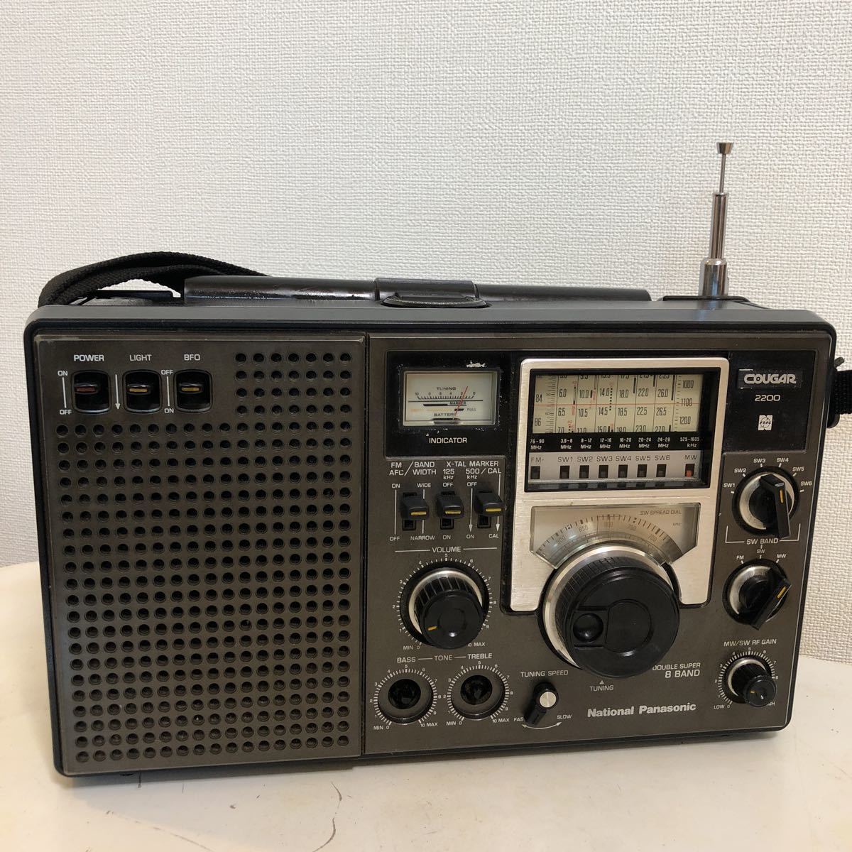  National Panasonic / COUGAR クーガRFー2200 BCLラジオ ジャンク(アンティーク)｜売買されたオークション情報、yahooの商品情報をアーカイブ公開 - オークファン アンティーク