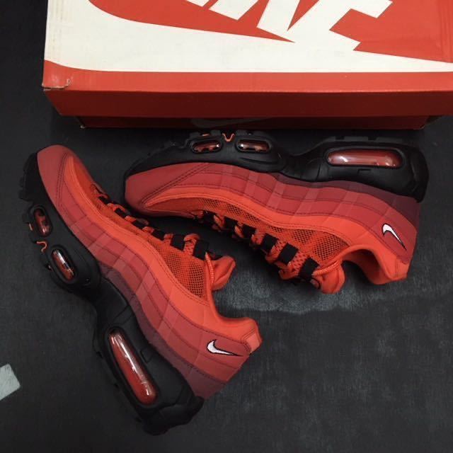 即決送料無料 25cm NIKE AIR MAX 95 OG ナイキ エア マックス レッド グラデーション オリジナル AT2865-600 Max Air 0 001 HM4740 GOAT