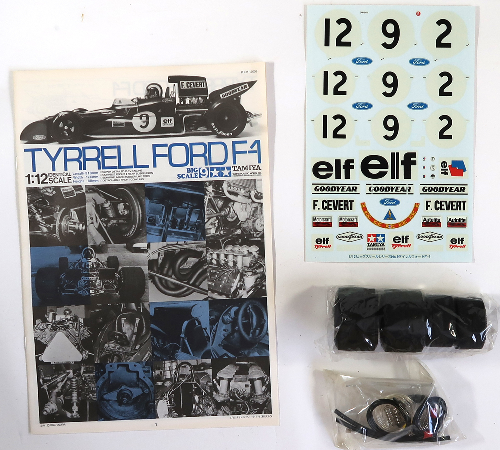 タミヤ， ティレルフォード F-1， 1/12，未組み立て 【公式通販】