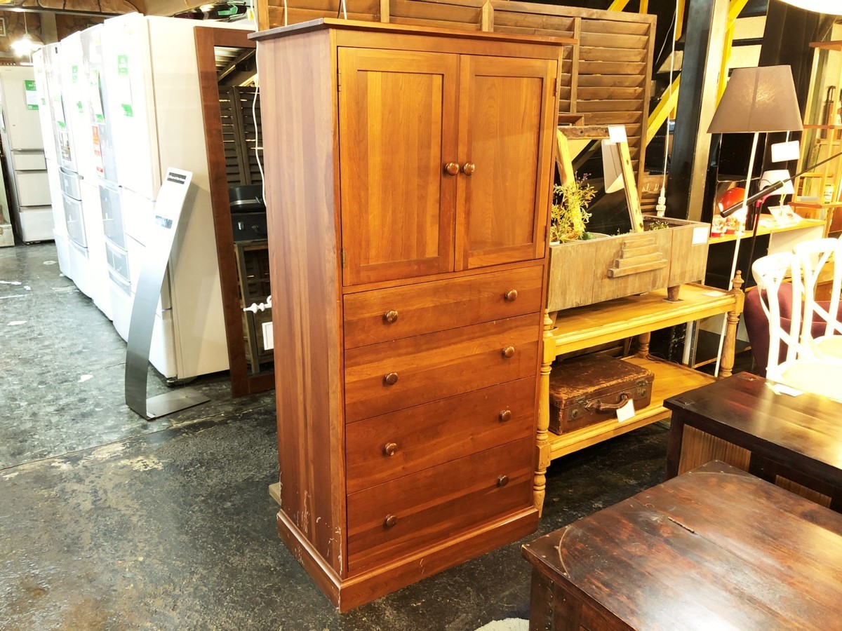 ETHAN ALLEN/イーセンアーレン 観音扉 チェスト キャビネット 収納家具 