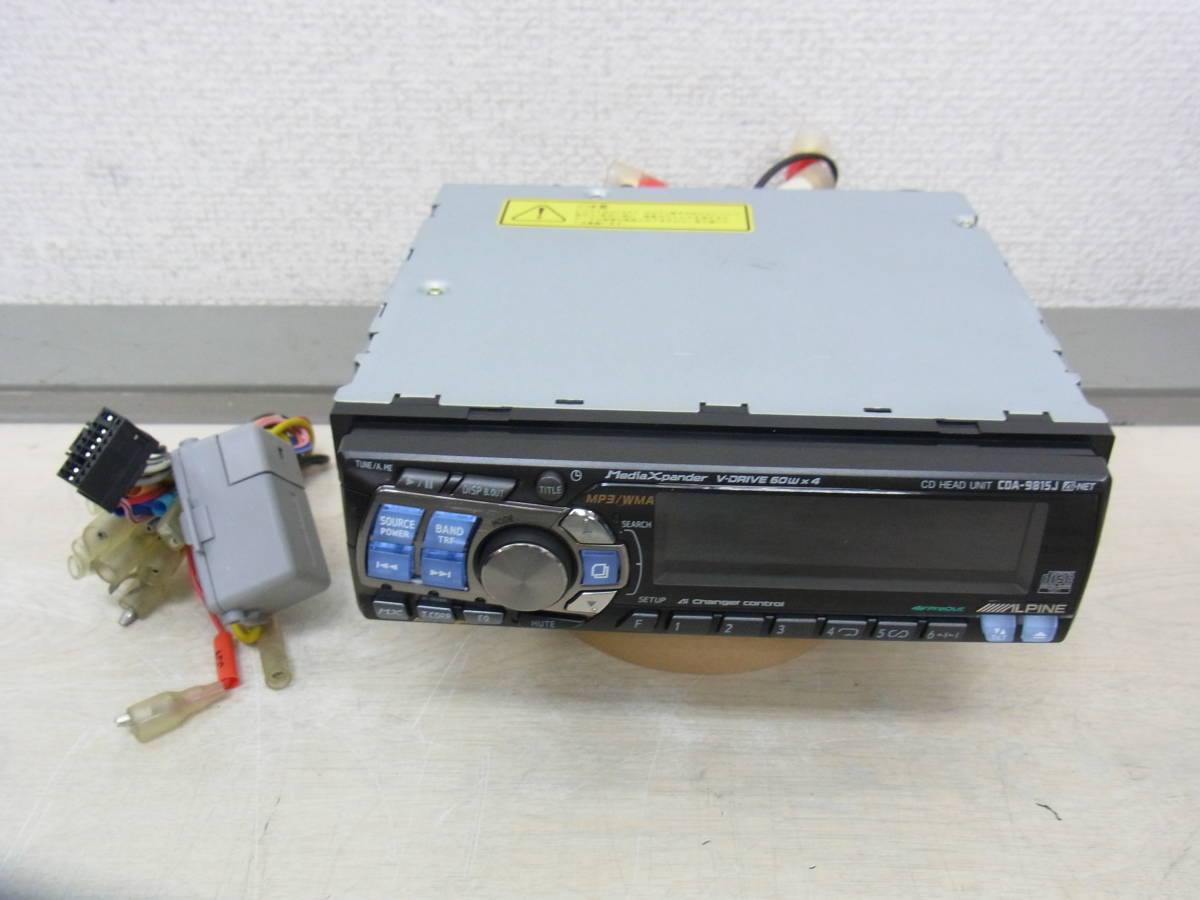 ALPINE CDヘッドユニット アルパイン CDA-9815J