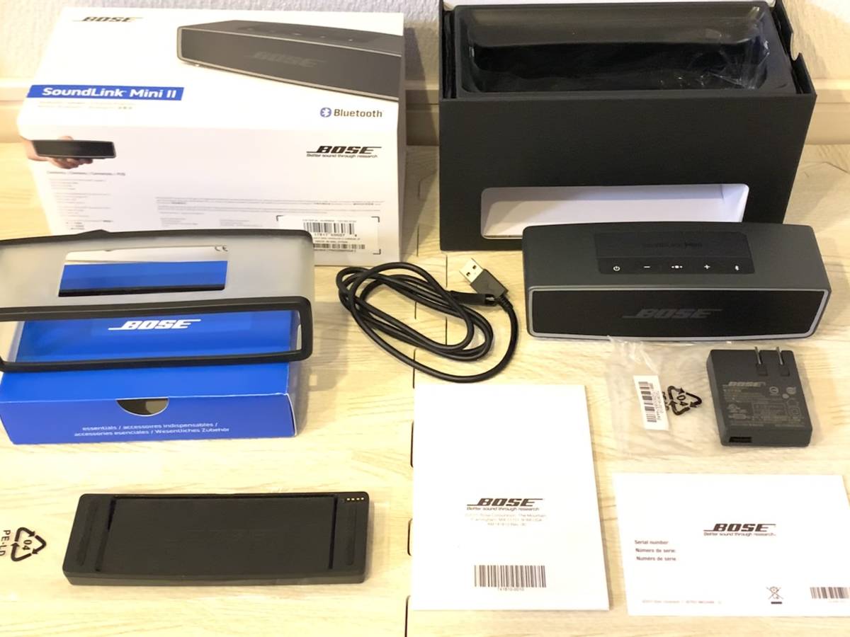 全国無料，限定セール BOSE SoundLink Mini Ⅱ カバー付(スピーカー本体)｜売買されたオークション情報、yahooの商品情報をアーカイブ公開 - オークファン BOSE