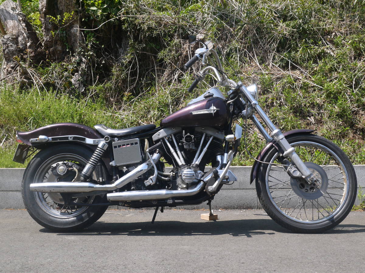 Harley-Davidson FXWG 1340 Wide Glide, 1980 Motorcycles 【売り切り 
