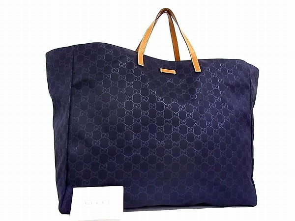 1円 □極美品□ GUCCI グッチ286198 200047 グッチシマ ナイロン  