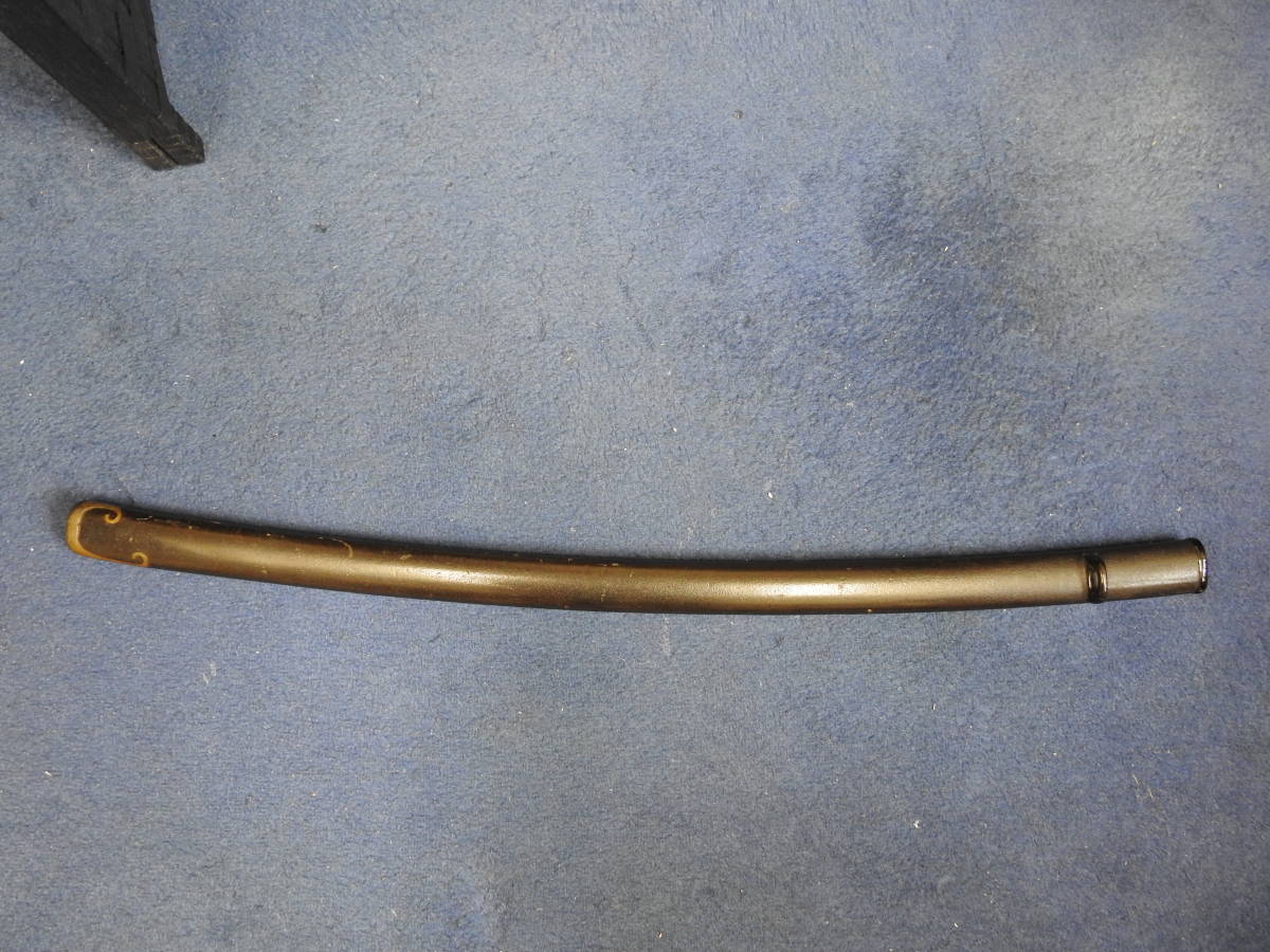 △▽献上鍔 鳳凰図 江戸時代 鉄、金象嵌 76.5×5.8×0.2cm 刀装具/刀剣△▽