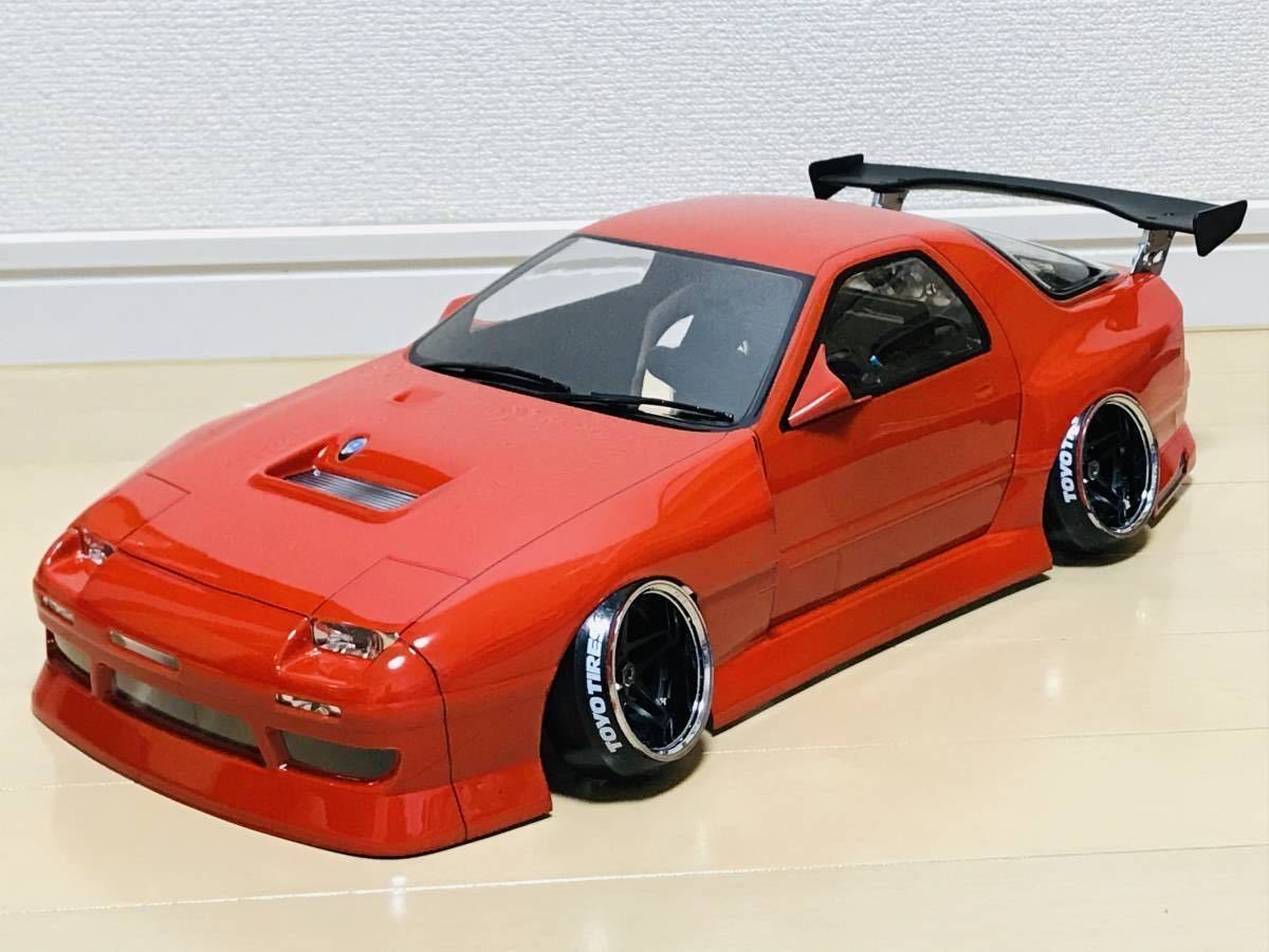 ヨコモ「FC3S RX-7」電飾8灯 1/10 RX-7 ヨコモ FC3S ボディ中古
