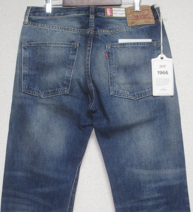 新品 LEVIS Vintage Clothing 66501-0130 W30 トルコ製 1966年モデル 