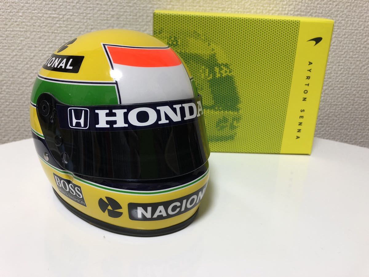 非売品 アイルトン・セナ 1/2 レプリカヘルメット マクラーレン