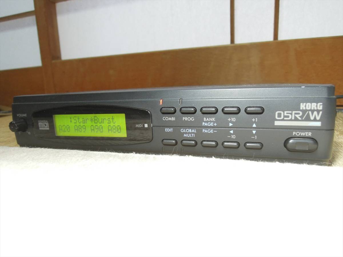 KORG MIDI 05R/W 中古 KORG 05R⁄W MIDI音源モジュール コルグ - 【公式