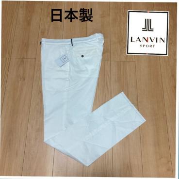 本物保証，新作登場 定価29700円 by デサント LANVIN SPORT ランバン スポール/高級/上品 ゴルフパンツ/ストレッチパンツ 春夏/ホワイト/日本製/88(86cm～)｜売買されたオークション情報、yahooの商品情報をアーカイブ公 パンツ、スラックス