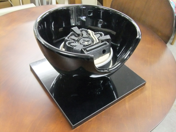 茶道具】株式会社野々田商店 電熱器 黒塗 風炉釜 格安1000円スタート 風炉