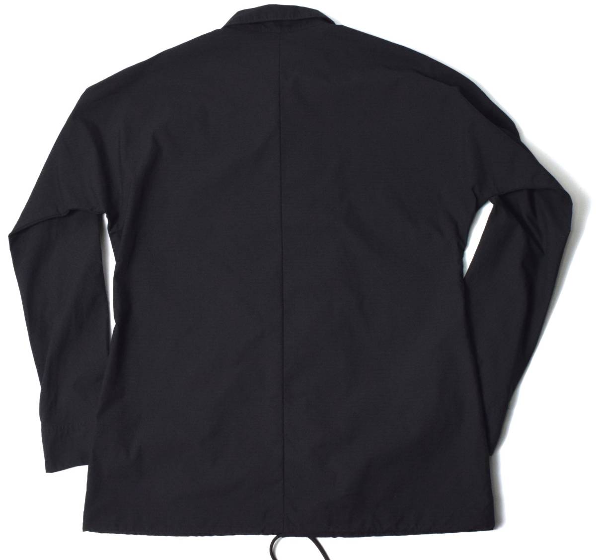未使用 今期 20SS ripvanwinkle リップヴァンウィンクル COACH SHIRT コーチシャツ ４ ブラック